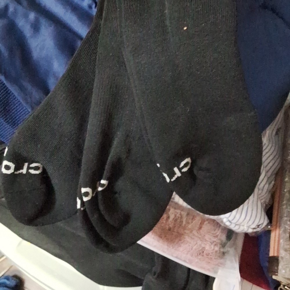 CROCS BLACK SOCKS Brand New but no tag